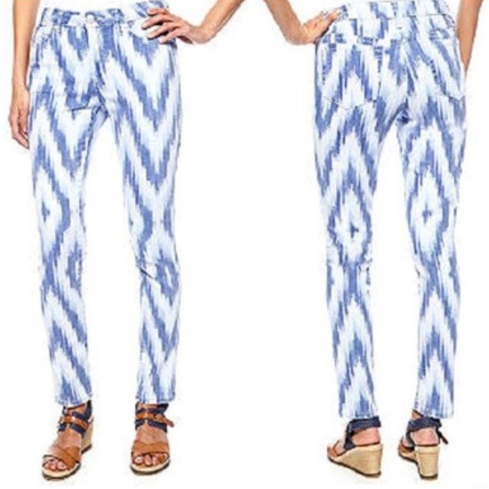J. Crew Ikat Twill Toothpick Pants